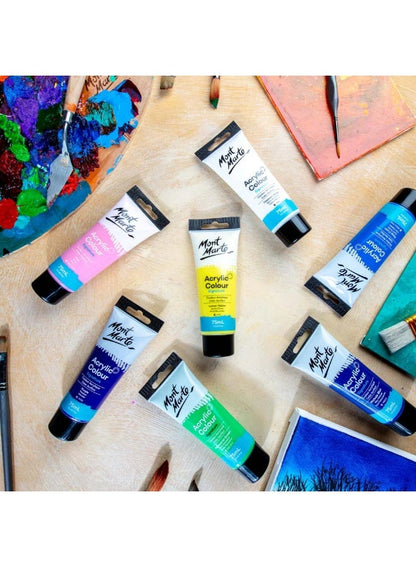 Mont Marte Acrylic Colour Paint Lemon Yellow 75 ML