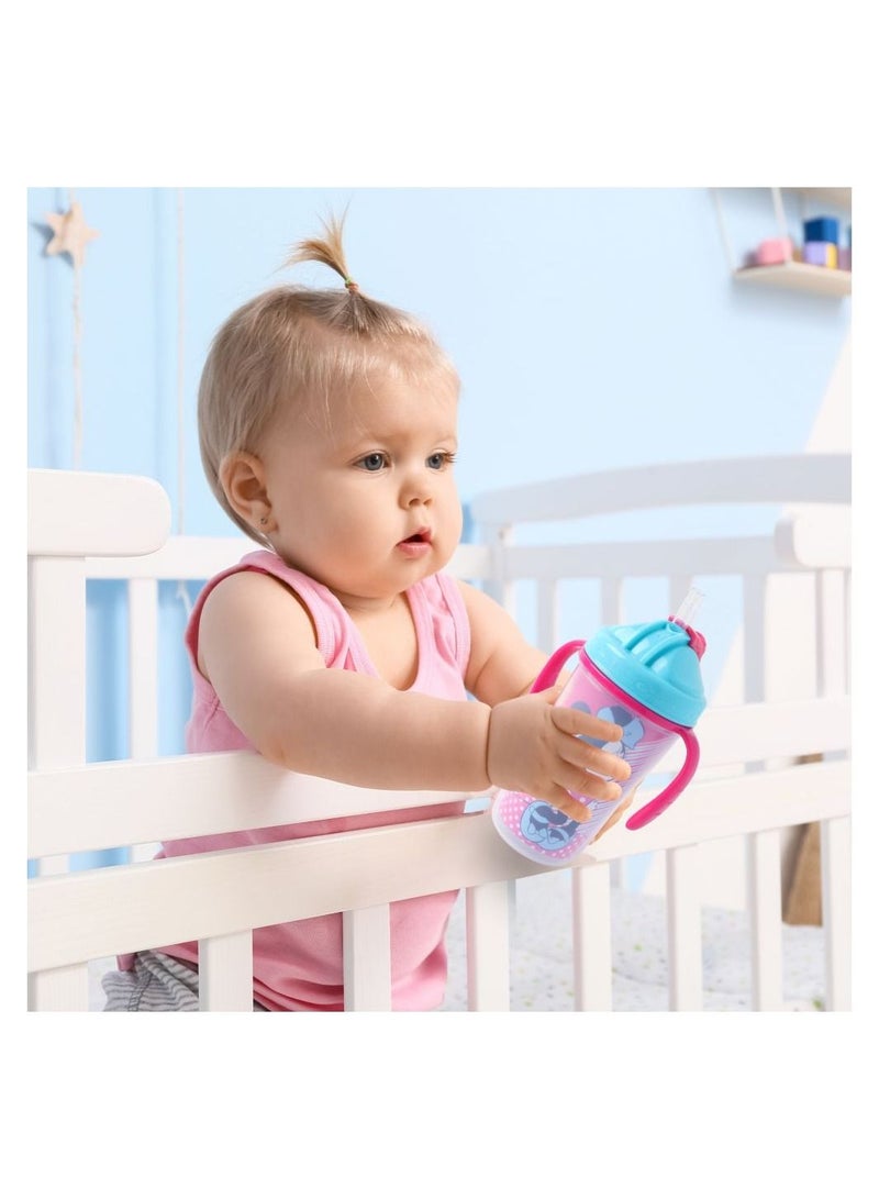 Disney Baby Insulated Straw Sippy Cup Pink