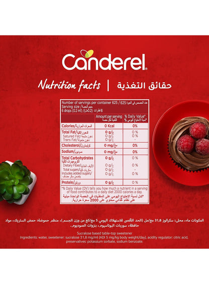 balanced diets, calorie liquid, calorie liquid sweetener, canderel, canderel zero, daily coffee, feeling good, liquid sweetener, love without, sucralose lets, sugar without, sweet taste, tasty easily, zero calorie, zero calorie liquid