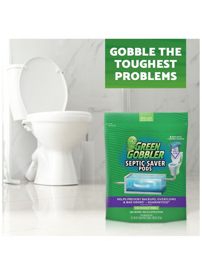 Green Gobbler Septic Saver Pods 222g