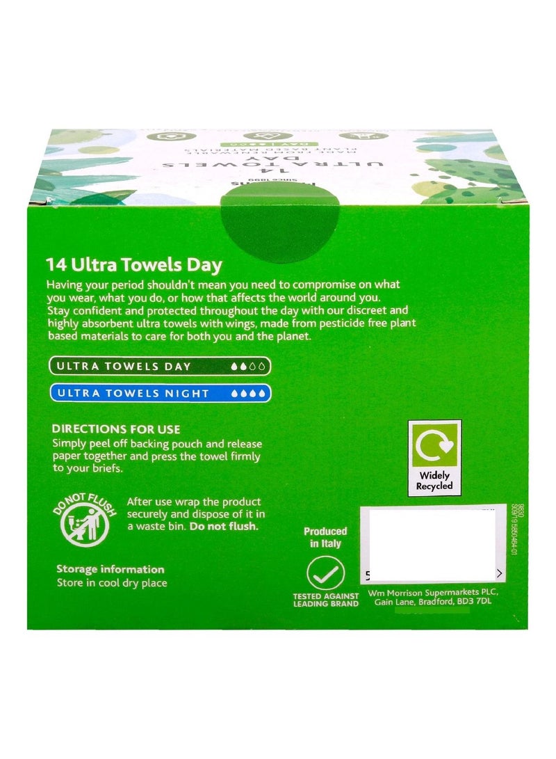 Morrisons Ultra Towels Day 14 Pcs