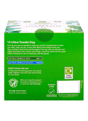 Morrisons Ultra Towels Day 14 Pcs