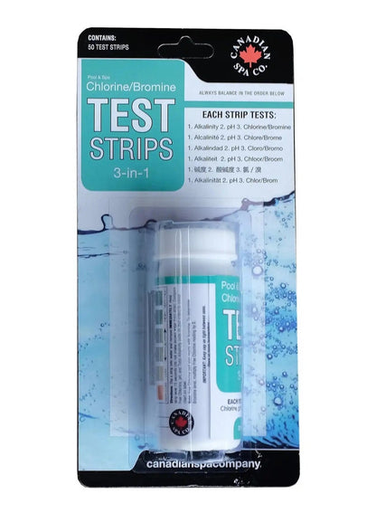 CANADIAN SPA CO. 3 In 1 Test Strips