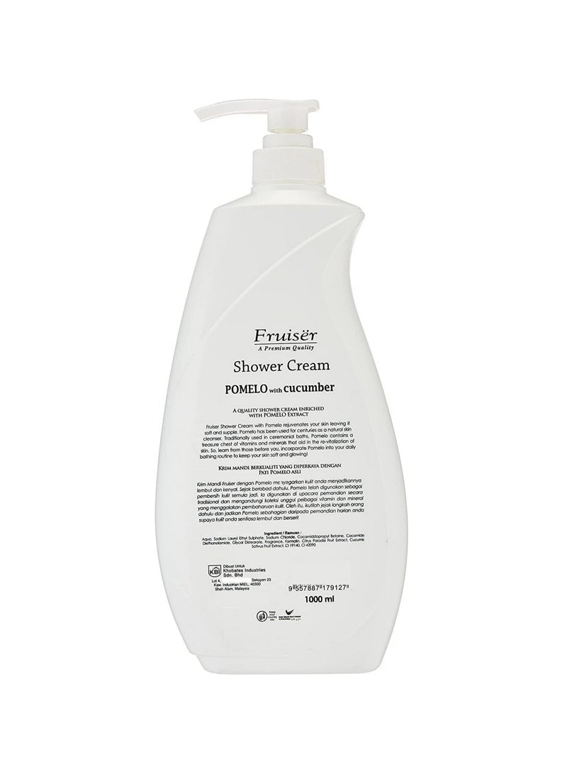 Fruiser Shower Cream Pomelo with Cucumber 1000 Ml