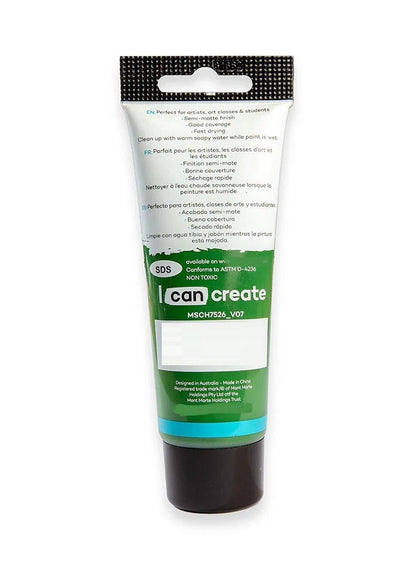 Mont Marte Acrylic Paint Sap Green 75ML Tube