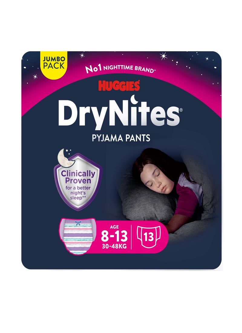HUGGIES DryNites Pyjama Pants for Girls