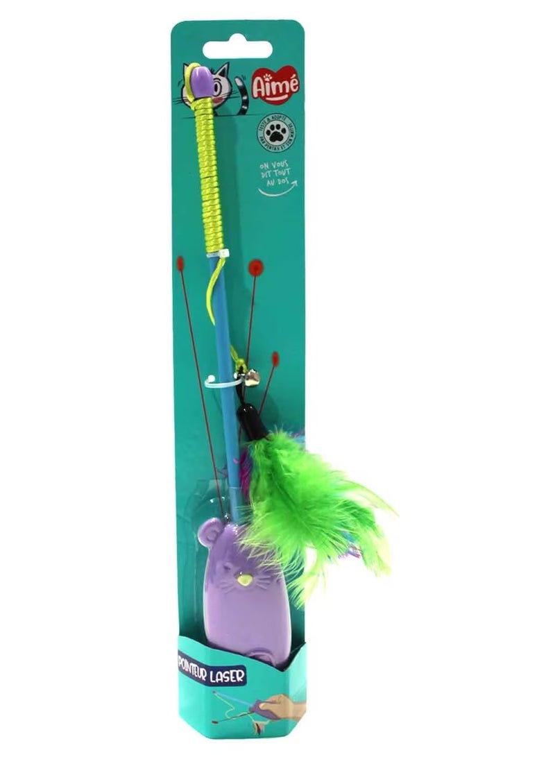 Aime Aime Fishing Rod With Laser Cat Toy
