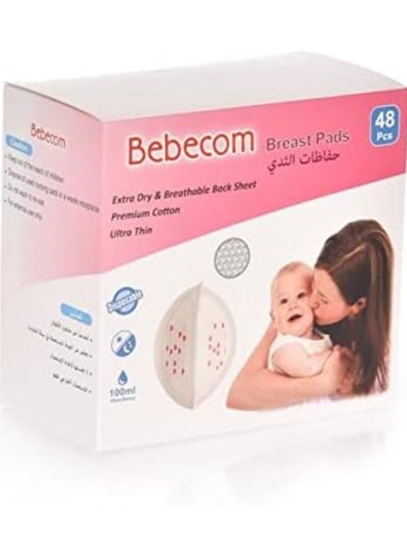 Bebecom Ultra Thin Breast Pads 48 Pcs