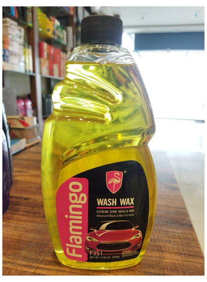 Flamingo Wash Wax Shine 500 ML