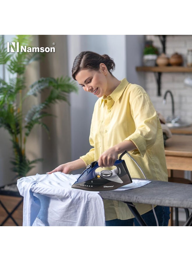 NAMSON 2200W Steam Iron with Ceramic Soleplate