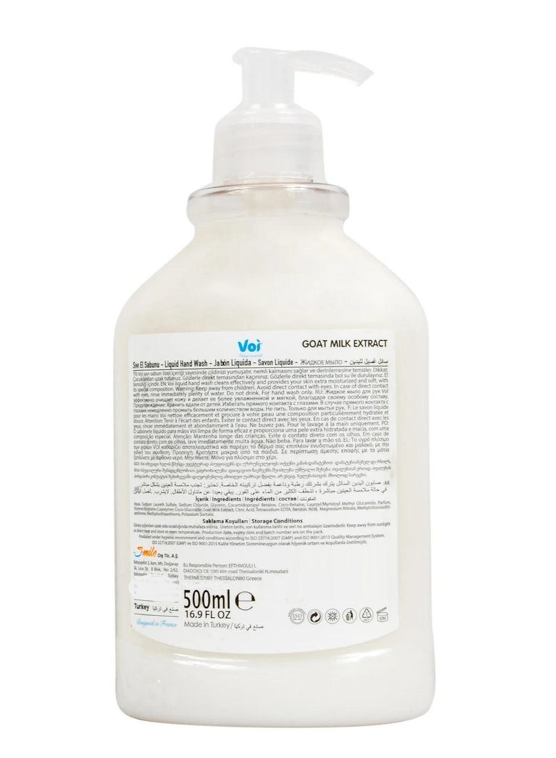 Voi Goat Milk Extract Hand Soap 500ML