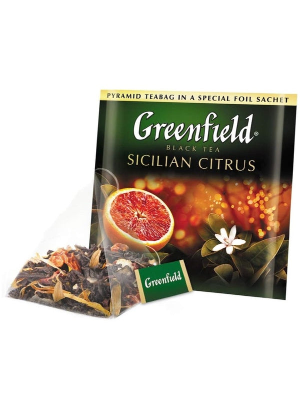 Greenfield Sicilian Citrus Black Tea 20 Bags