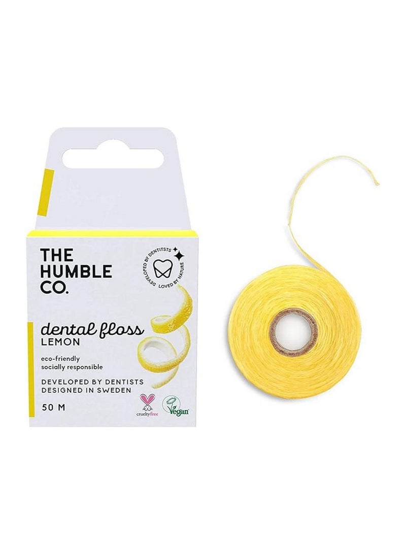 Dental Floss Lemon 50m - The Humble Co.