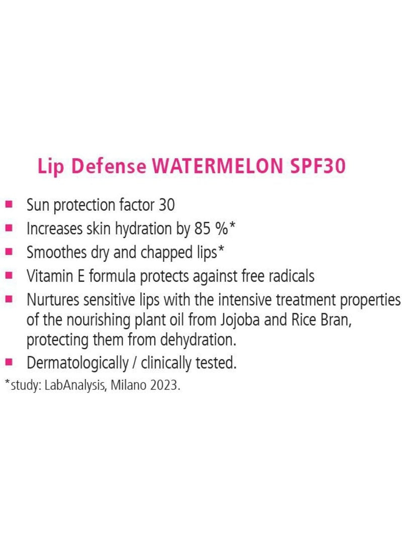 Sebamed Lip Defence SPF30 Watermelon Lip Balm