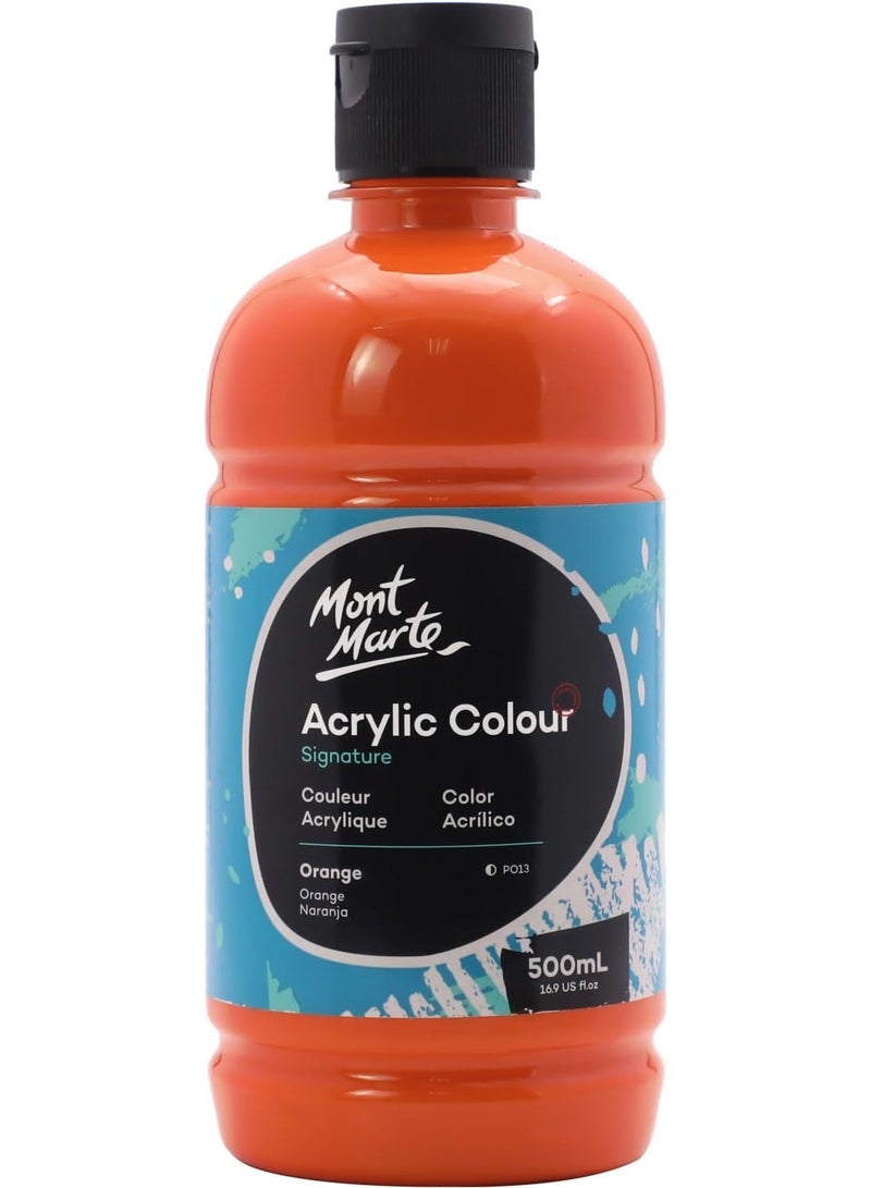 Mont Marte Acrylic Colour 500 ML Orange