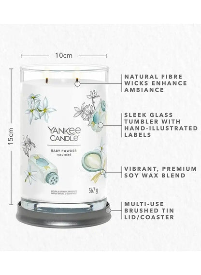 YANKEE CANDLE Baby Powder Large Jar - 567g