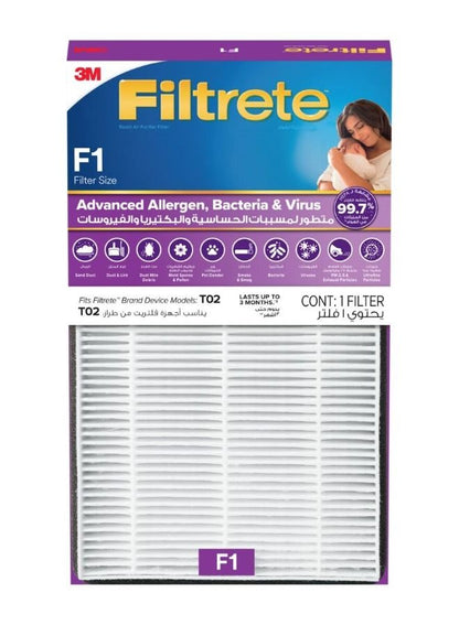 FILTRETE F1 Advance Filter for Clean Air Quality