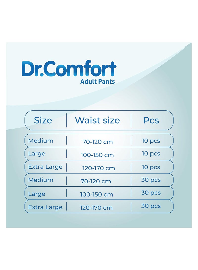Dr. Comfort Large Adult Diaper Pants