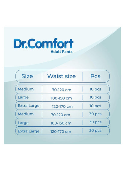 Dr. Comfort Large Adult Diaper Pants