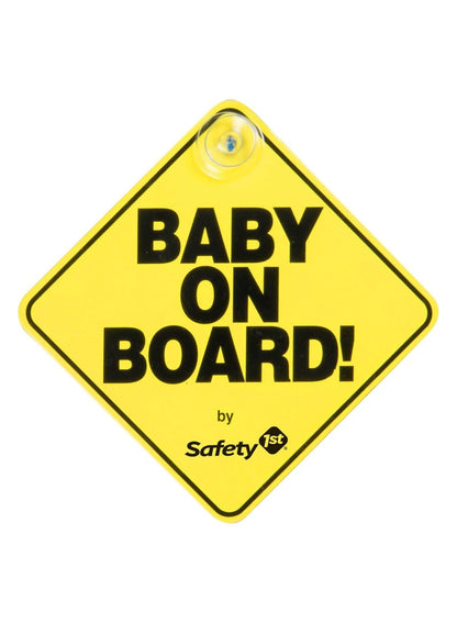 Safety 1st Baby On Board Sign - Premium Car Safety
