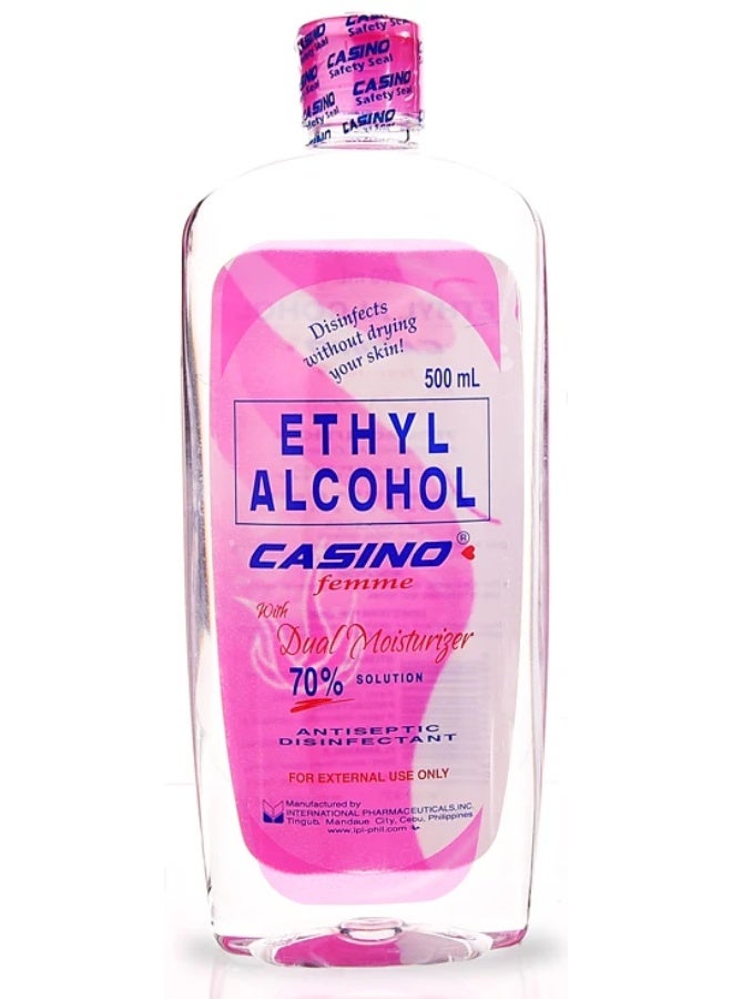 Casino Ethyl Alcohol Femme Dual Moisturizer 500 ML