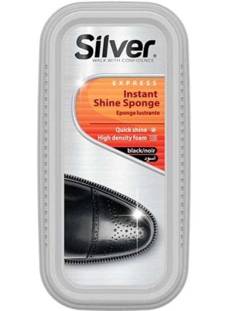 Silver Express Shoe Shine with High Density Foam
