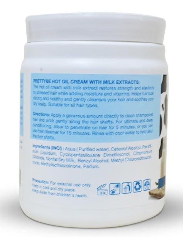 Pretty Be Hot Oil Hair Cream with Milk Extracts 1000 ML
