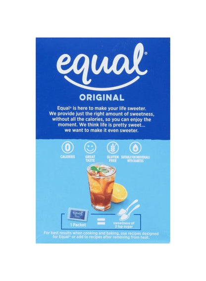 Equal Zero Calorie Sweetener Pack - 115 Sachets