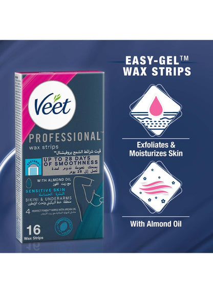 Veet Hair Removal Wax Strips for Sensitive Skin
