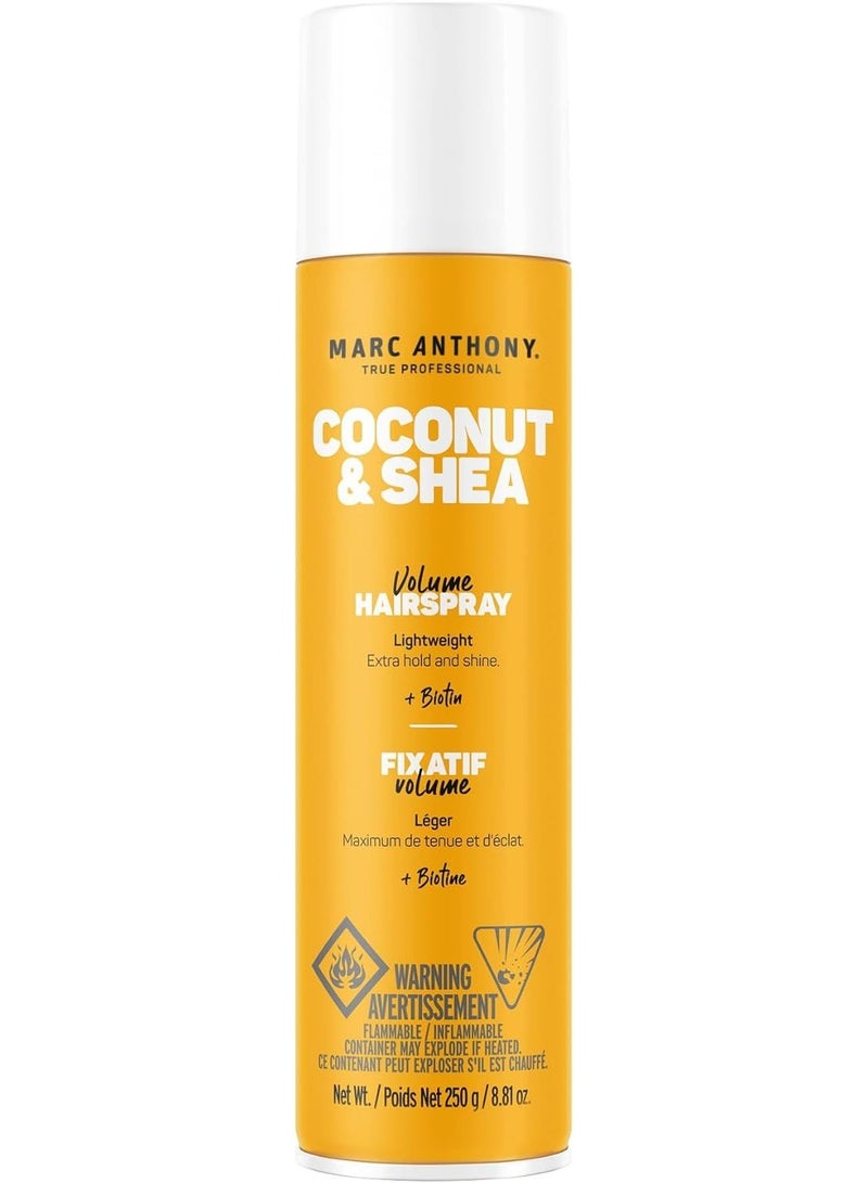 Premium Coconut Oil & Shea Butter Hairspray - MARC ANTHONY