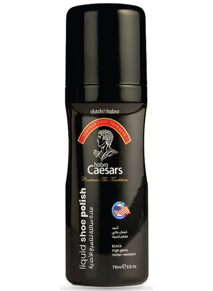 black shoe, black shoe polish, caesars liquid, caesars liquid black, cool dry, dutch & habro, gloss water, gloss water resistant, liquid black, liquid black shoe, shoe life, shoe polish, tear ease, water resistant