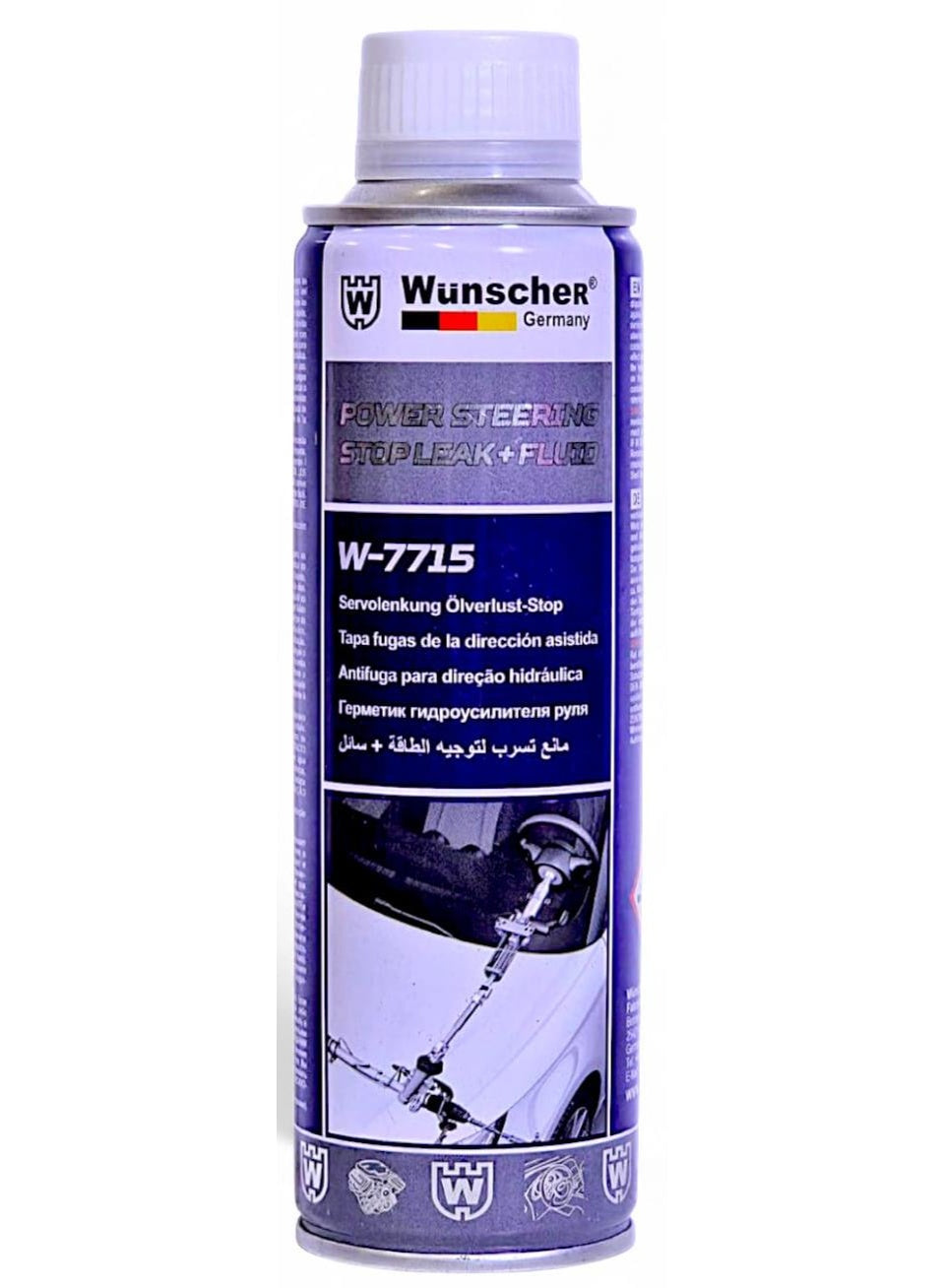 atf based, cool dry, fluid w-7715, leak fluid, leak fluid w-7715, leak stop, life cost, long term, power steering, power steering stop, steering stop, steering stop leak, stop leak, stop leak fluid, wunscher