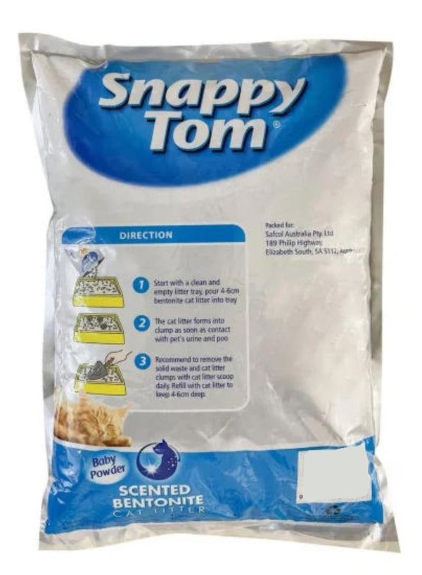 Snappy Tom Cat Litter Baby Powder Scented 4 Kg