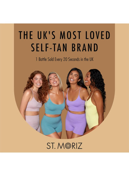 acid vitamin, advanced colour, advanced colour correcting, colour correcting, colour correcting tanning, correcting tanning, correcting tanning mousse, dermatologically tested, hyaluronic acid, hyaluronic acid vitamin, sensitive skin, skincare, st moriz,