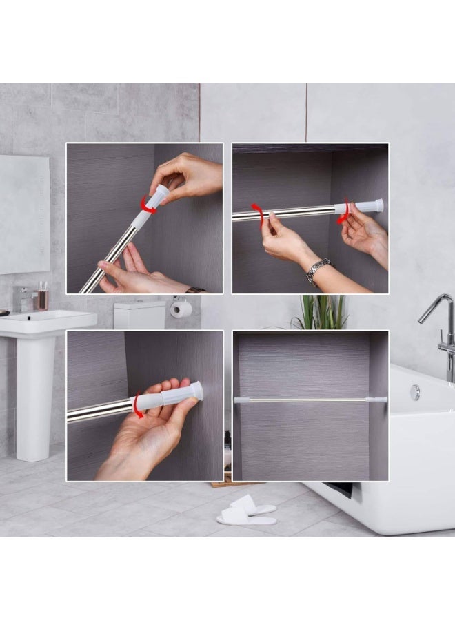SIROCCO Telescopic Shower Curtain Rod 110 X 200 CM