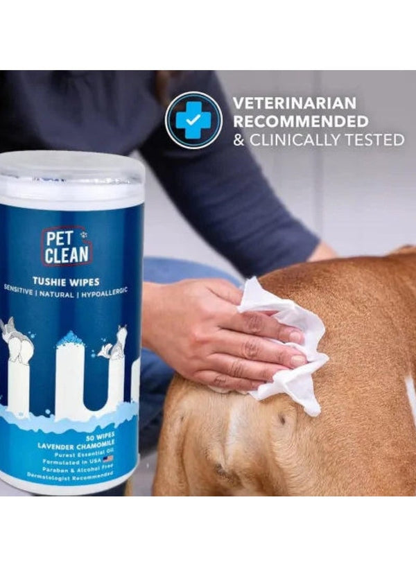 Pet Clean Lavender Chamomile Tushy Wipes