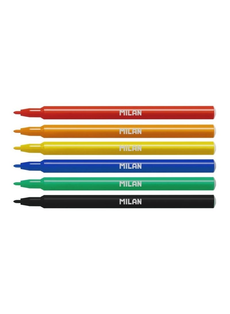 Fine Tip Fibrepens by MILAN for Precise Drawing