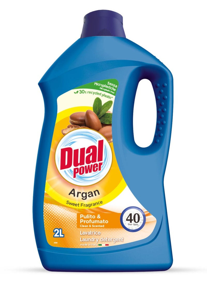 Dual Power Laundry Detergent Argan 2 L