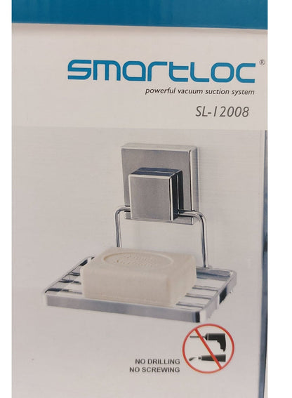 SMARTLOC Vacuum Suction Soap Holder Silver