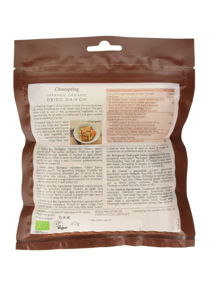 Organic Japanese Dried Daikon 30 G - Clearspring