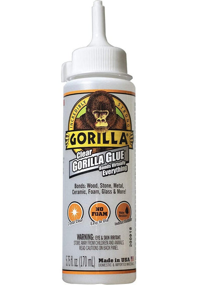 Gorilla Clear Glue 5.75 Ounce Bottle