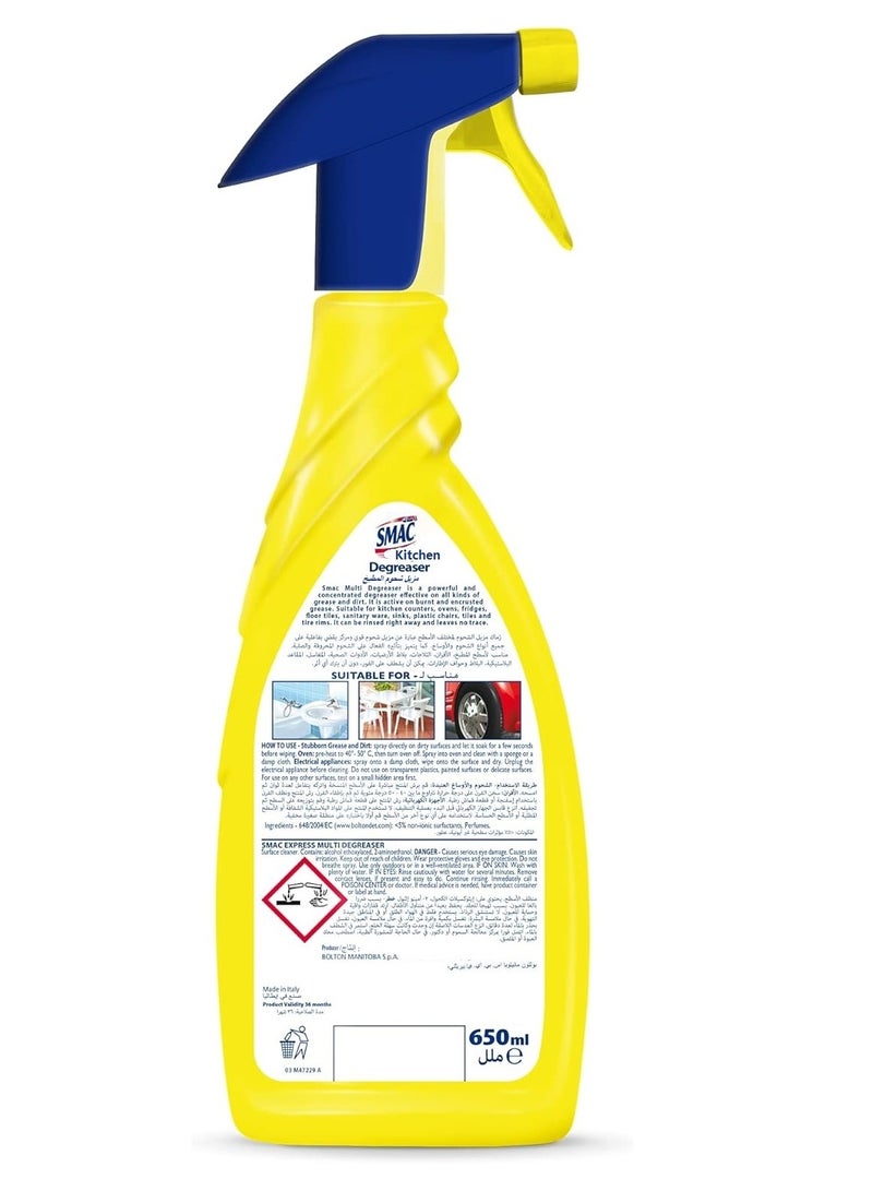 Smac Kitchen Degreaser 650 ML - Premium Home Cleaner