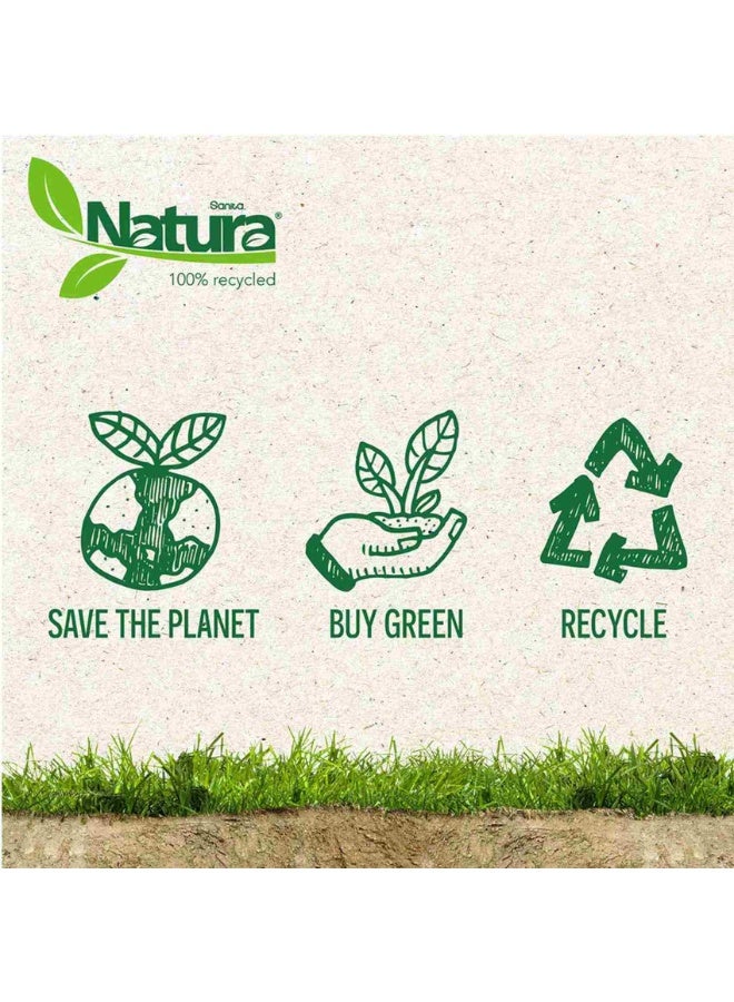 Sanita Natura 2 Ply Toilet Tissue Rolls - Pack of 4