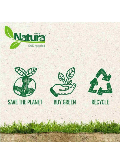 Sanita Natura 2 Ply Toilet Tissue Rolls - Pack of 4
