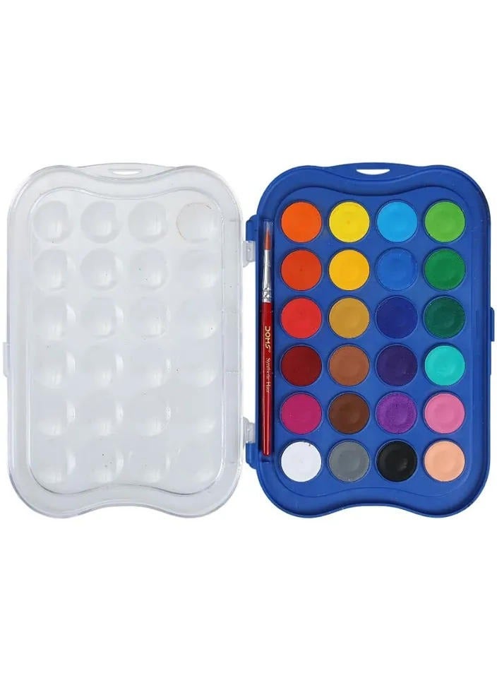 DOMS Non-Toxic 24 Shades Water Colour Cakes