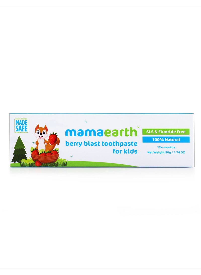 Mamaearth Berry Blast Toothpaste for Kids 50g