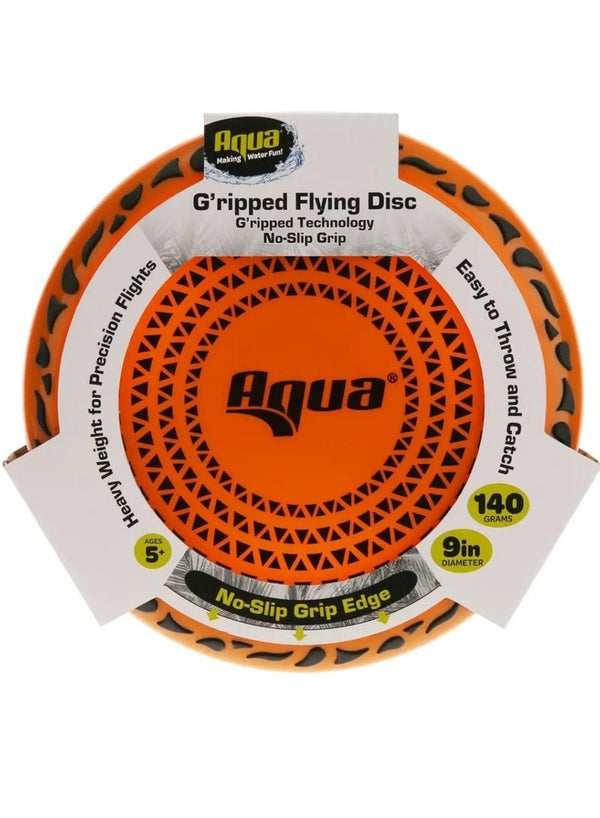 Aqua G'RIPPED Flying Disc 9" - Premium Fun Toy