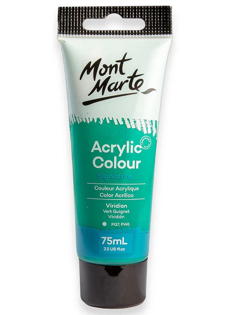 Mont Marte Viridian Acrylic Paint 75 ML Tube