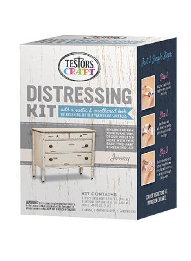Testors Crafts Distressing Kit Ivory