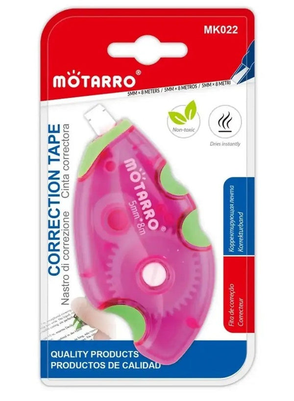 Motarro Correction Tape 5MM X 8M Assorted Colors